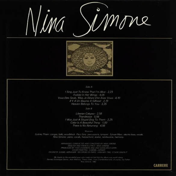 Nina Simone: Fodder On My Wings
