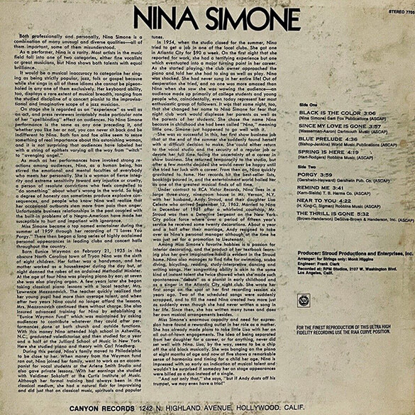 Nina Simone: Musician and Civil Rights Activist — Boulder Swing Dance