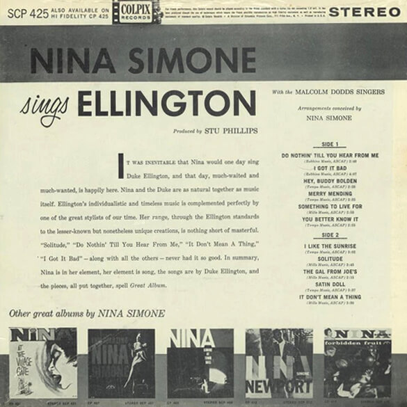SINGS ELLINGTON